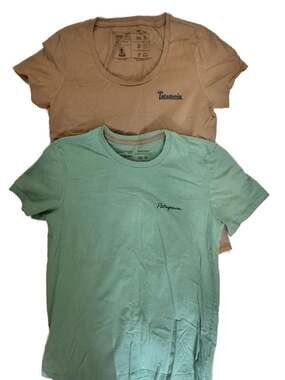Lot of 2 Patagonia Women's XS Organic Cotton Graphic T-Shirts